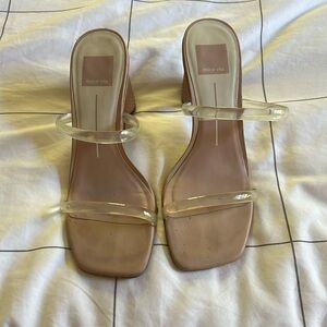 Dolce Vita Noles heel with clear straps